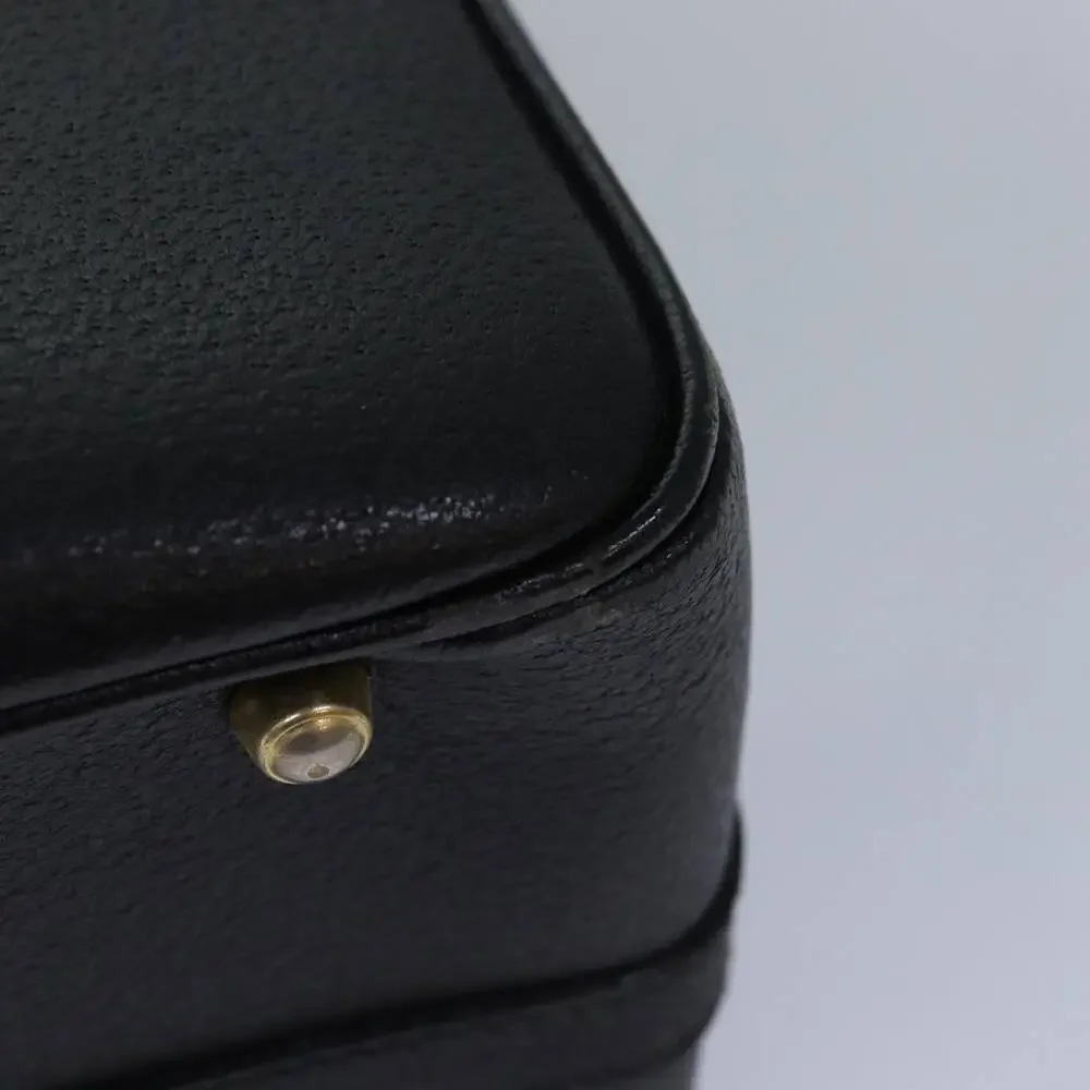 GUCCI Bamboo Vanity Hand Bag Leather Black 013 2122 013 2122 - Picture 8 of 16